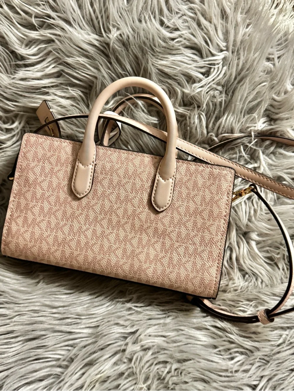 Michael Kors Blush Pink Signature Mini Satchel